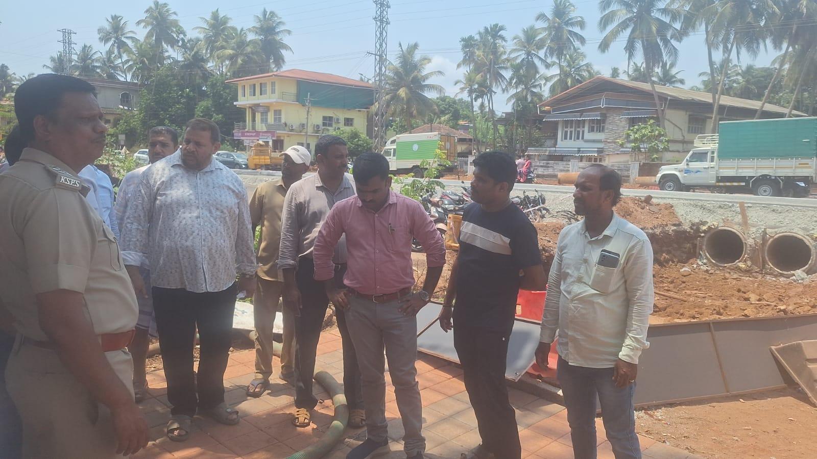 Slow NH-66 work in Bhatkal raises flood fears ahead of monsoon; officials asked to expedite pending works