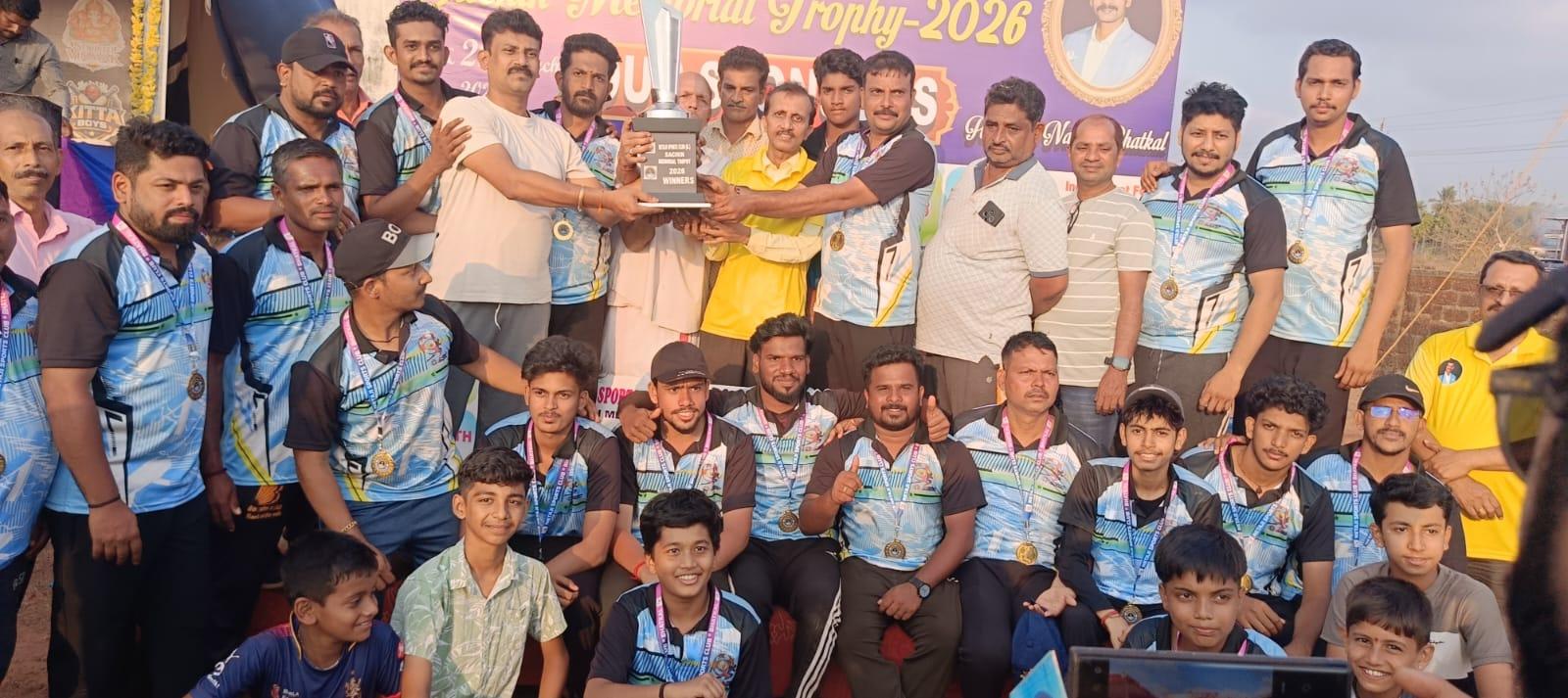 Golden Star Crowned Champions of Sachin Memorial Trophy in Bhatkal