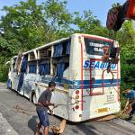 One killed, 20 injured as bus overturns in Ankola