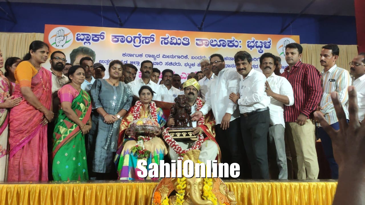 Newly elected Minister felicitated in Bhatkal