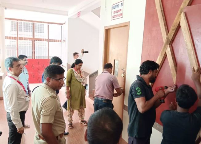 Udupi-Chikkamagaluru Polling: Tight 3-Tier Security at Polling Station