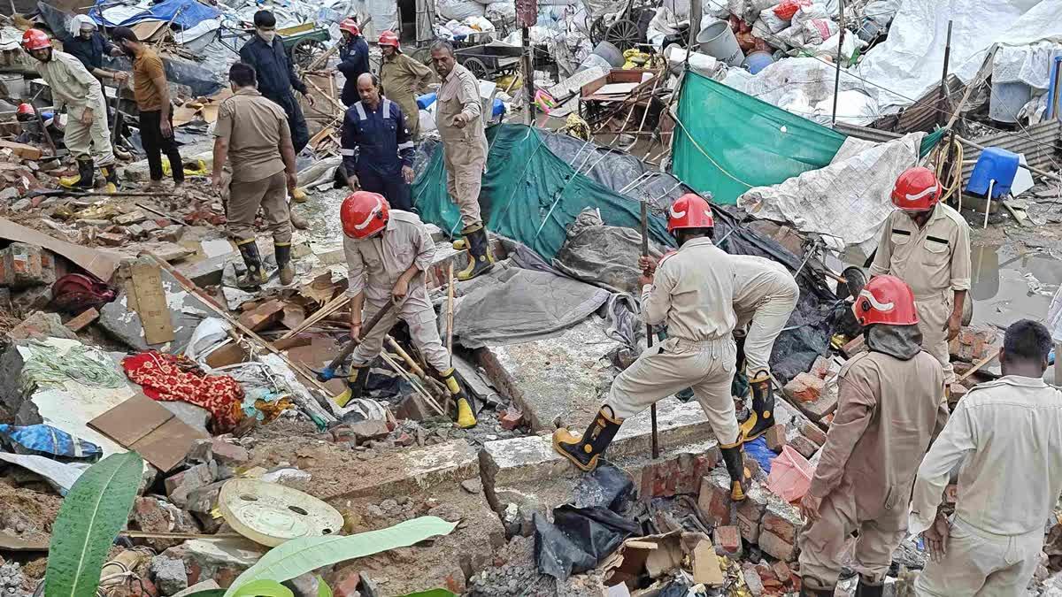 Delhi’s Jaitpur wall collapse during heavy rain kills eight