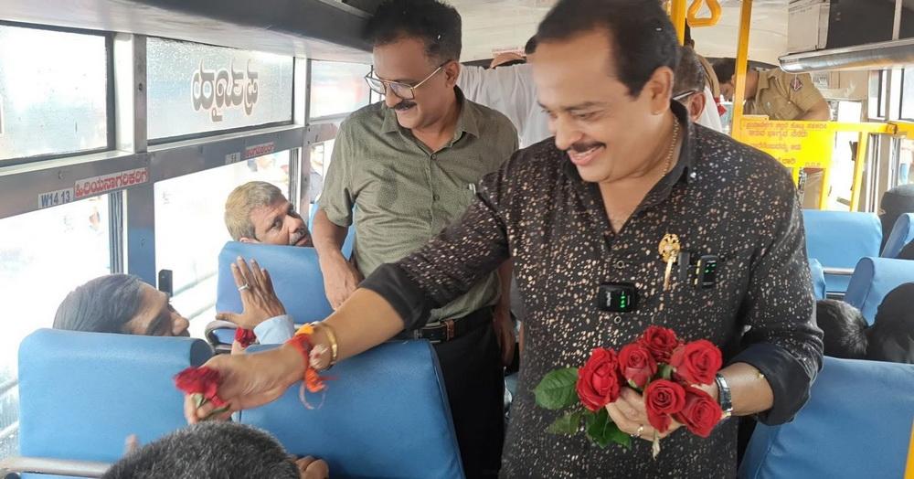 Non-stop government bus service launched between Puttur and Mangaluru; free travel for women continues