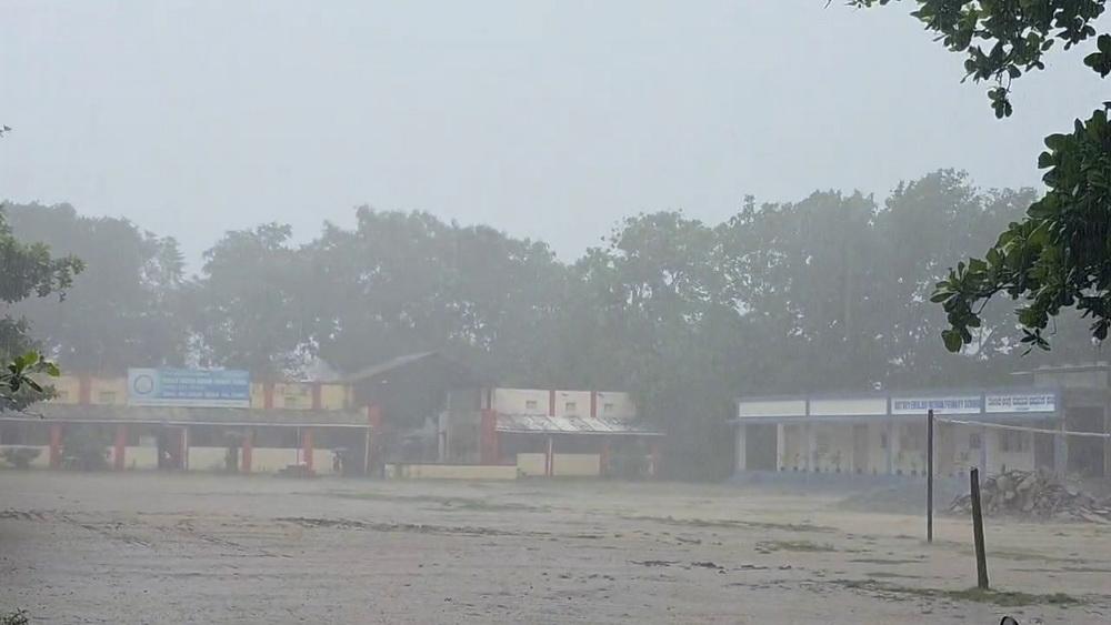 Karwar: Heavy rain shifts to ghat region: Schools and anganwadis in four taluks of UK to remain closed on June 25