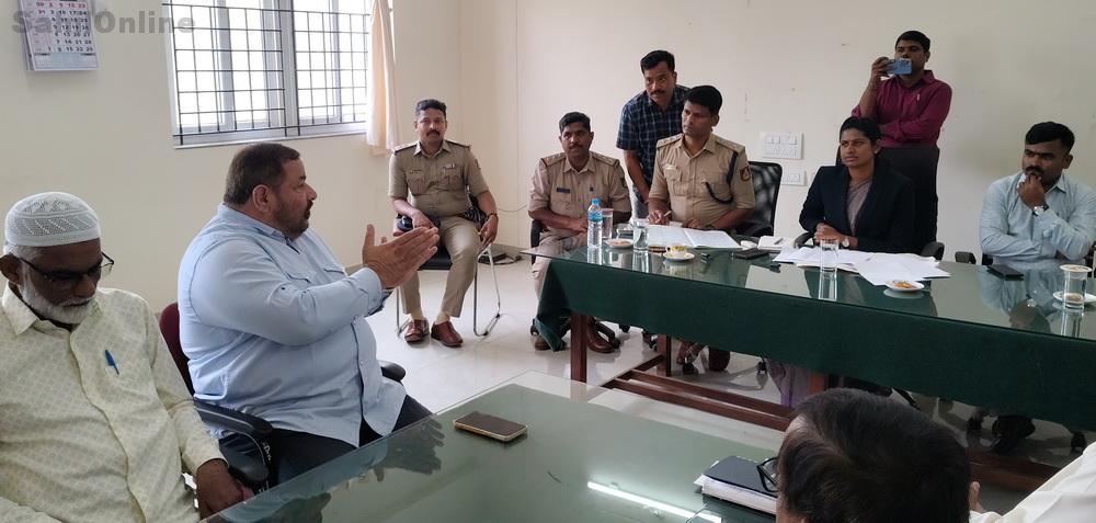 Peace meeting held in Bhatkal ahead of Eid, Ugadi, and Tair hbba; Leaders urge action on incomplete National Highway works