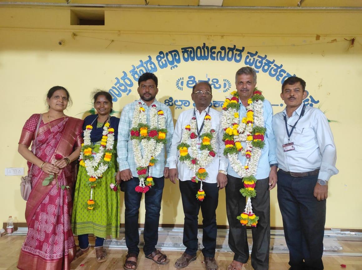 Sirsi: Narasimha Adi Elected President of Uttara Kannada Working Journalists’ Association