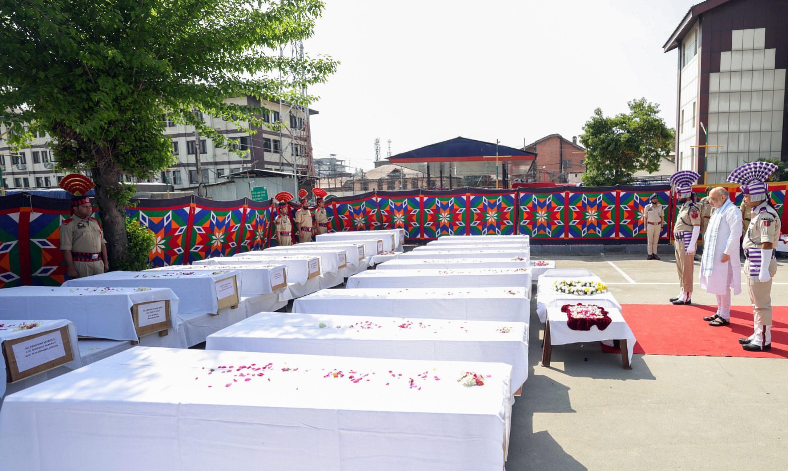 Victims of Pahalgam terror attack brought to Srinagar for last rites