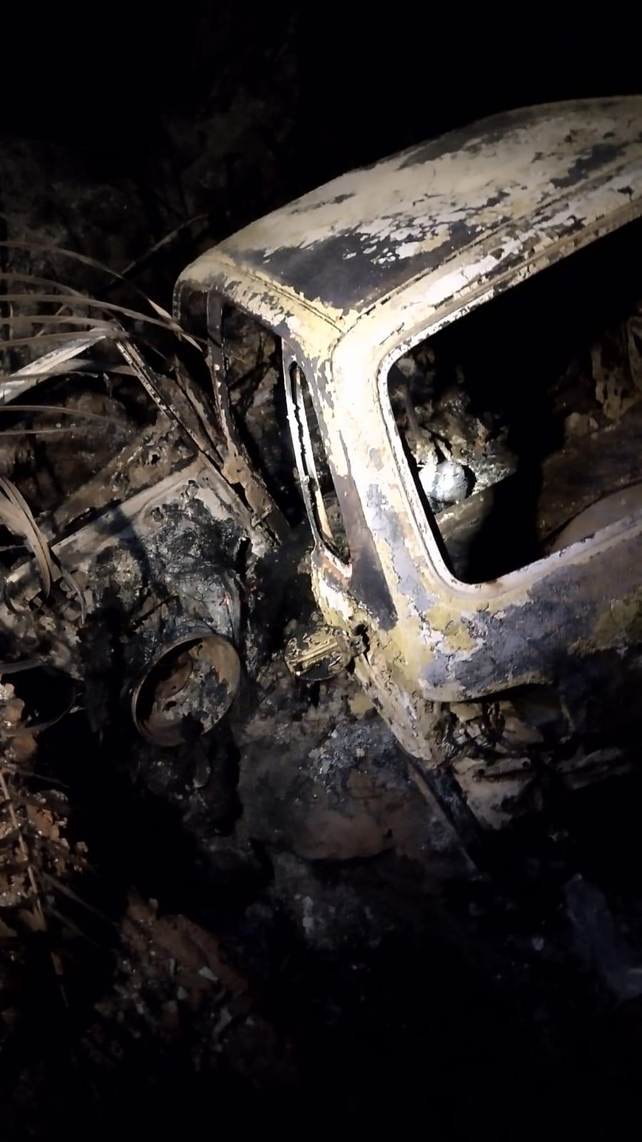 Bhatkal: Two burnt alive as car catches fire near Honnavar