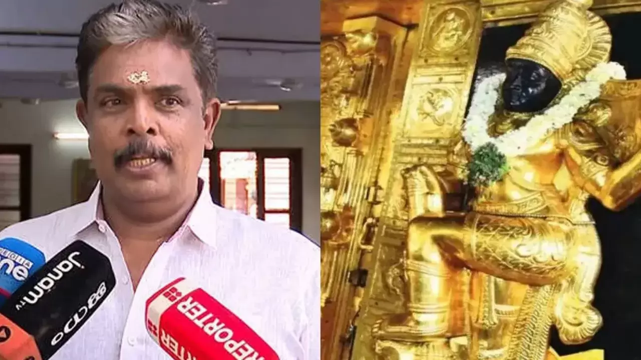 Sabarimala temple gold theft case: Administrative officer held by SIT