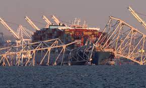 Baltimore bridge collapses after ship collision, six missing