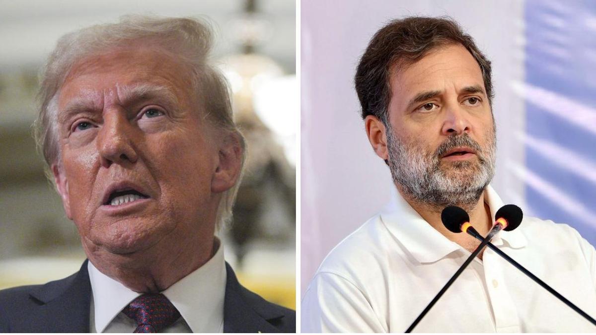 Rahul Gandhi takes a Jibe at Government over Trump’s remarks, says “understand the difference”
