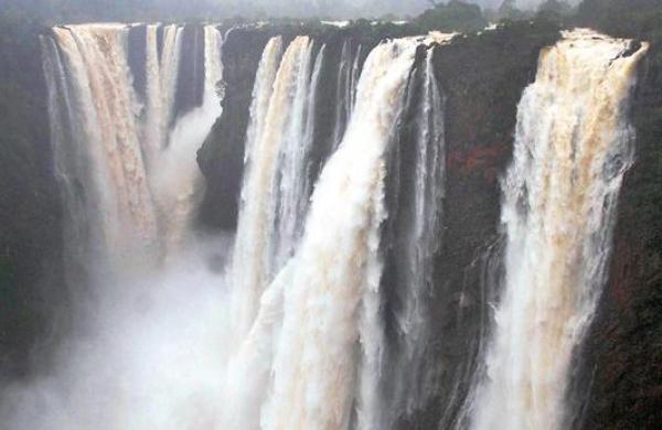Jogfalls in Shimoga; Beautiful water falls on the Sharavati river located in the Western Ghats