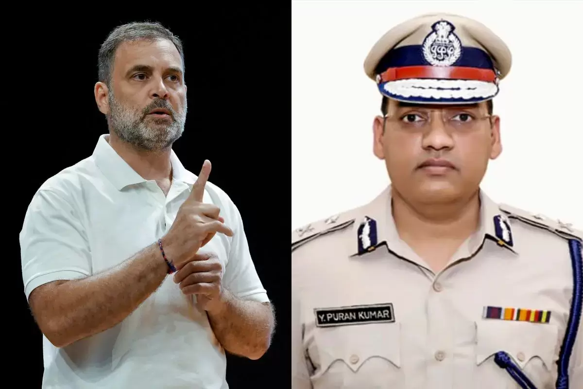 Rahul Gandhi says Haryana cop’s death concerns all Dalits, Urges immediate action by PM and CM