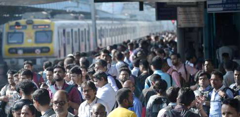 Nine injured in stampede during rush to board train at Mumbai's Bandra station