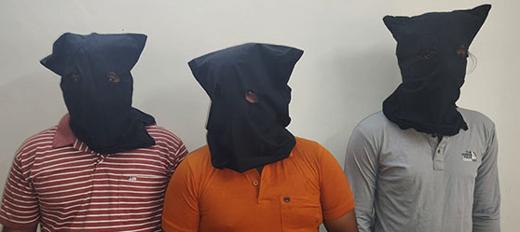 Three robbers arrested in Yellapur after snatching gold chain from elderly woman in Brahmavar